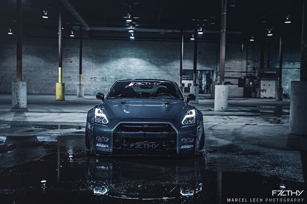 有型有范 宽体战神gtr r35 liberty walk